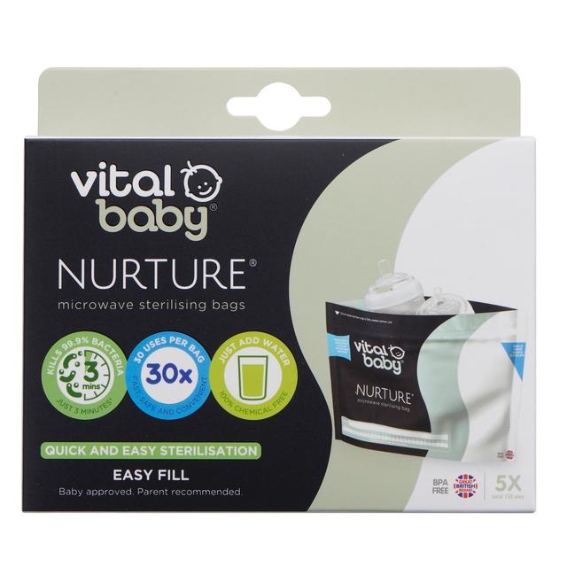 Vital Baby Microwave Sterilising Bags   5 per pack