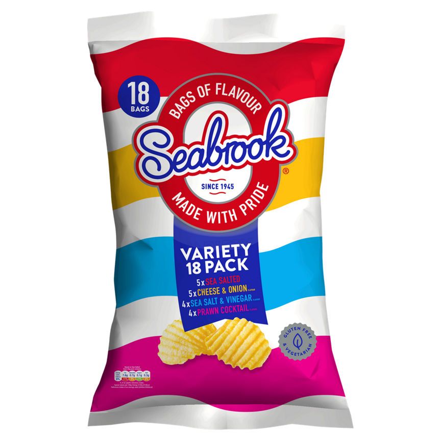 Seabrook Variety Multipack Crisps GOODS ASDA   