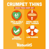 Warburtons 8 Crumpet Thins   8 per pack