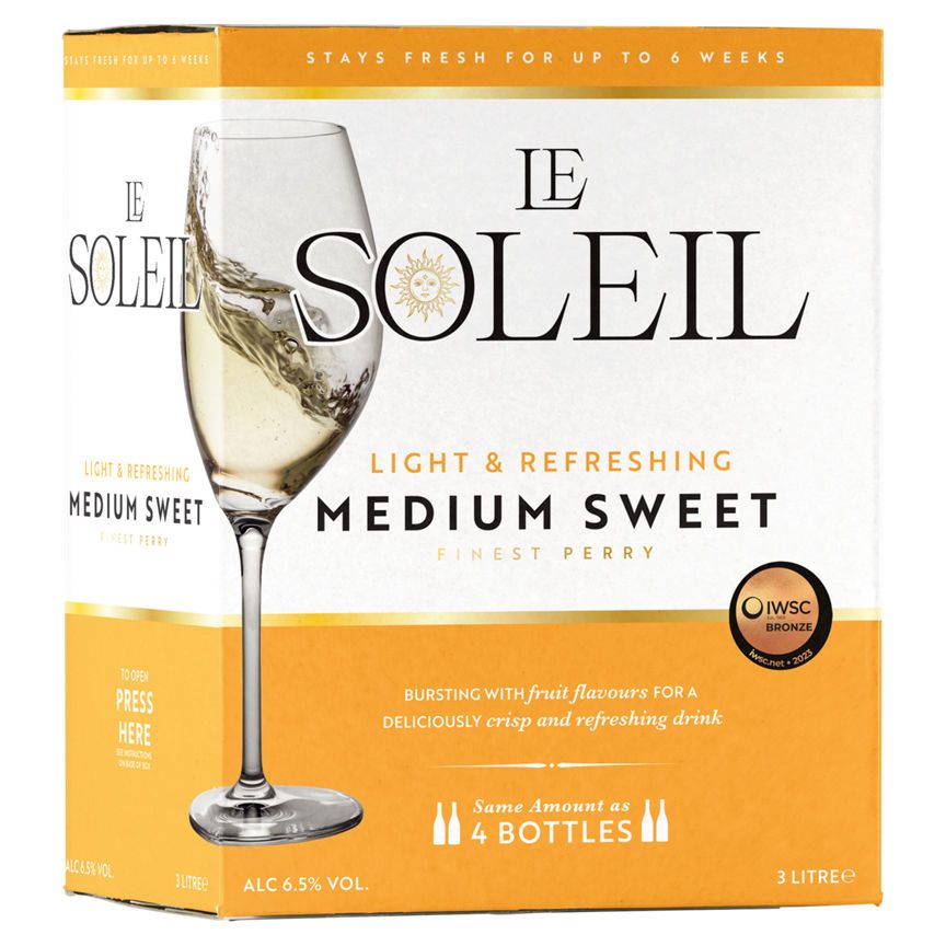 Le Soleil Premium Perry Medium Sweet GOODS ASDA   