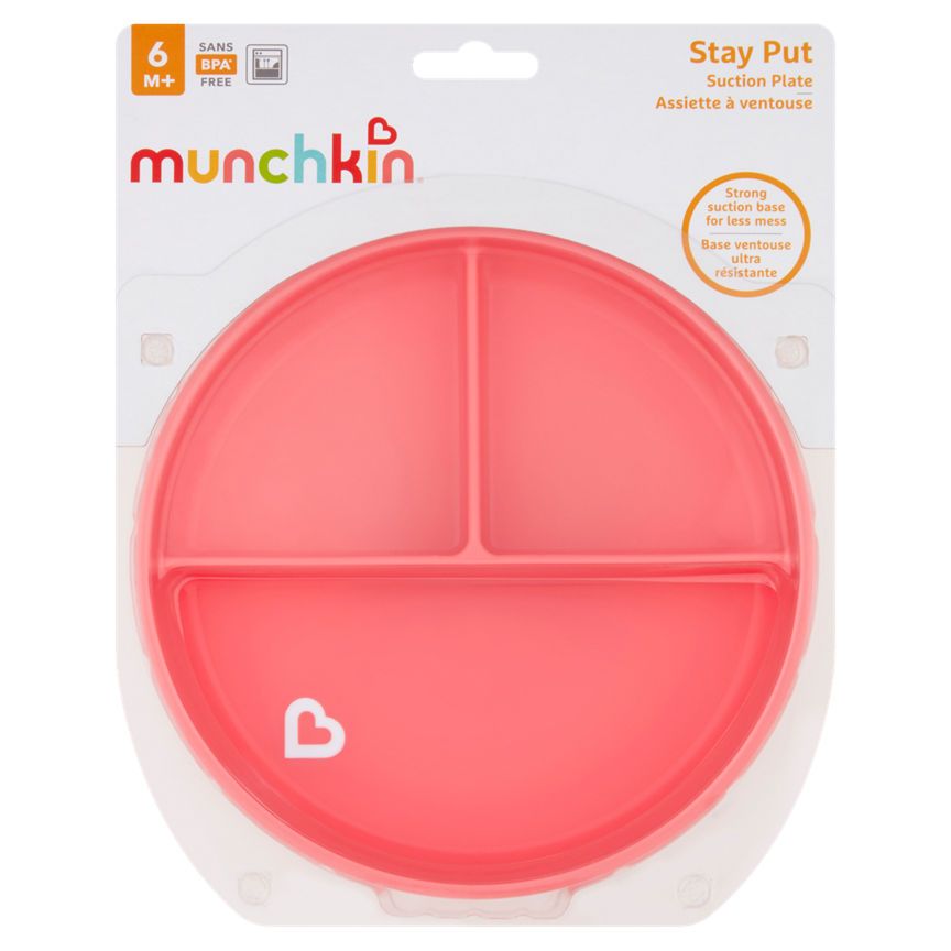 Munchkin Stay Put Suction Plate 6M+ GOODS ASDA   