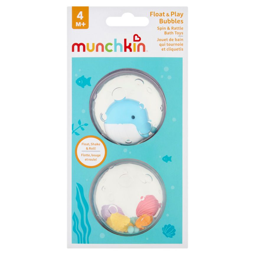 Munchkin Float & Play Bubbles Bath Toys 3+ Months GOODS ASDA   