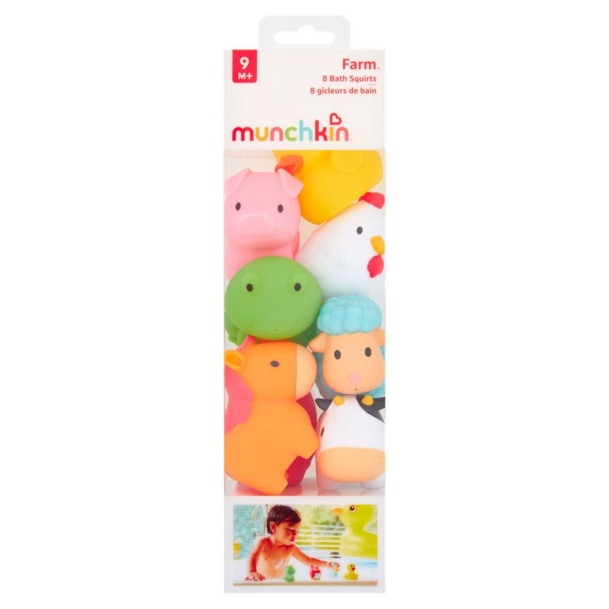 Munchkin Squirtin' Farmyard Friends Bath Toy 9m+ GOODS ASDA   