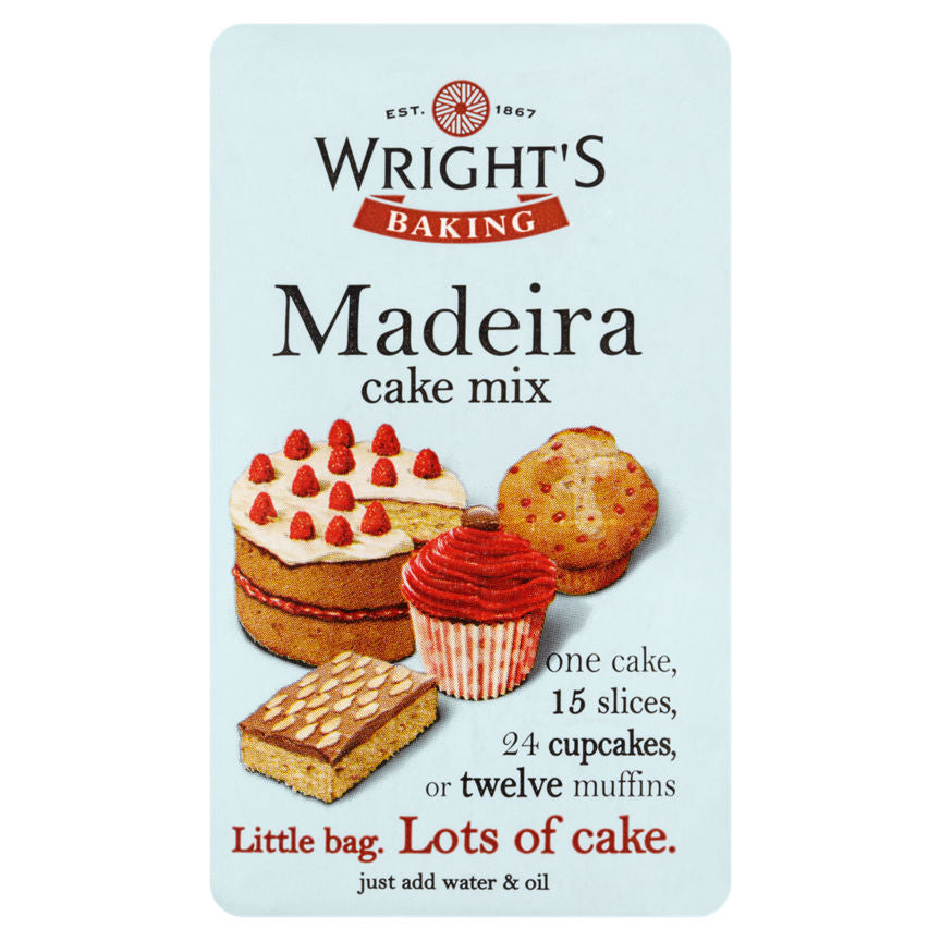 Wright's Baking Madeira Cake Mix 500g GOODS ASDA   