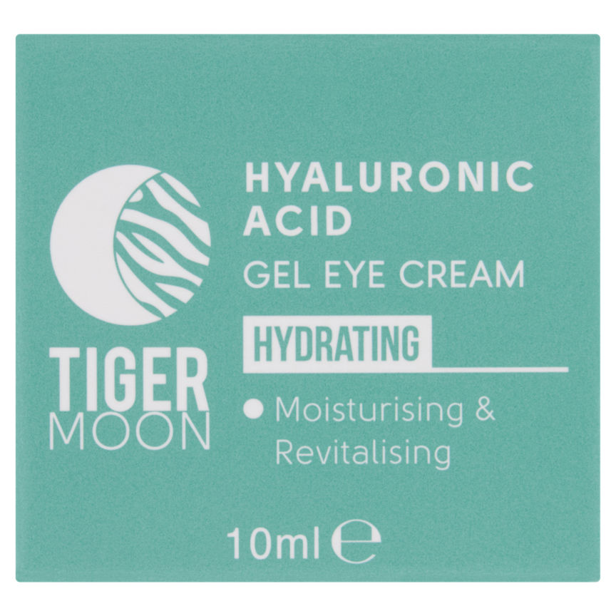 Tiger Moon Hyaluronic Acid Gel Eye Cream 10ml GOODS ASDA   