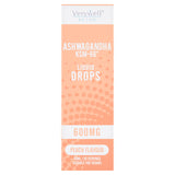 Verywell Peach Flavour Ashwagandha KSM-66 Liquid Drops 600mg 30ml GOODS ASDA   