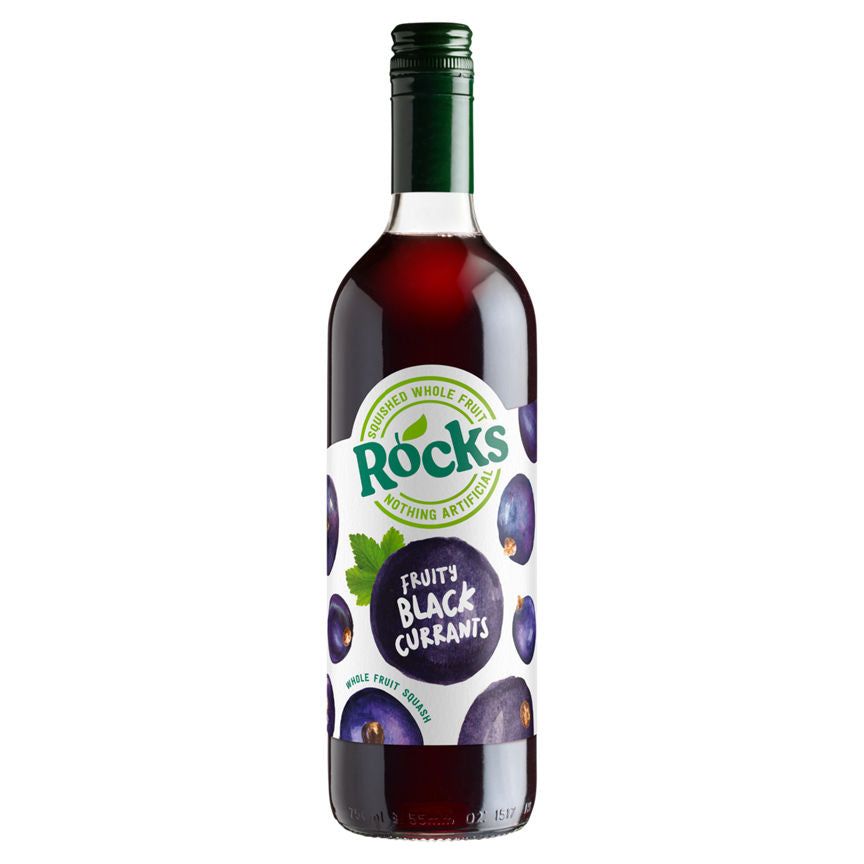 Rocks Fruity Black Currants Whole Fruit Squash