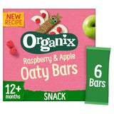 Organix Raspberry & Apple Soft Oaty Bars 12+ Months 6 x 23g (138g) GOODS ASDA   