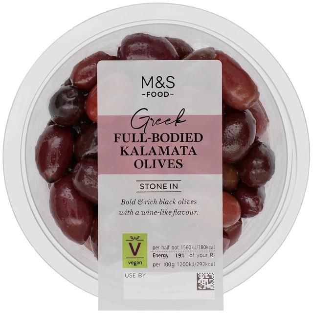 M&S Full-Bodied Greek Kalamata Olives   260g GOODS M&S   