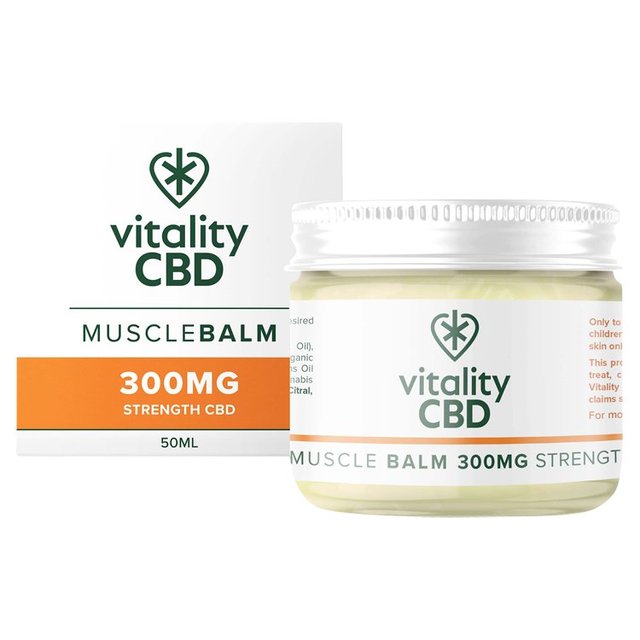 Vitality CBD Natural Muscle Balm 300MG   50ml GOODS M&S   