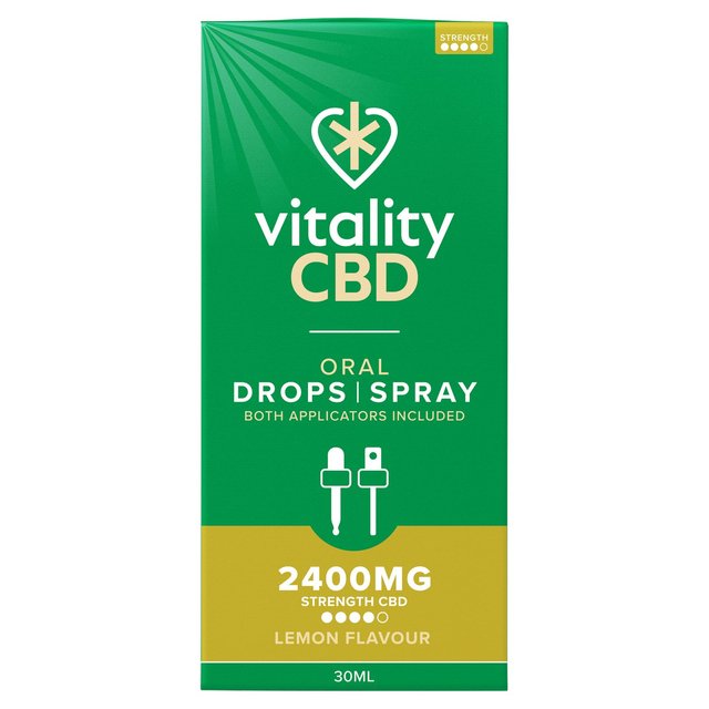 Vitality CBD Lemon Spray 2400mg   30ml