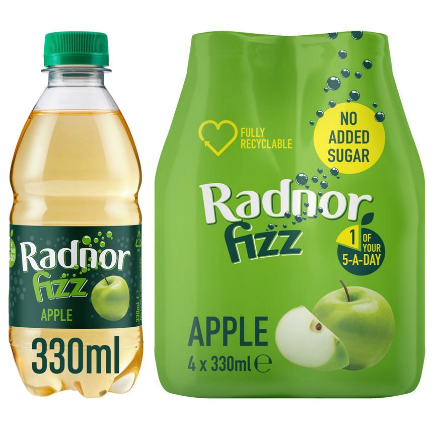 Radnor Fizz Apple No Added Sugar Bottles GOODS ASDA   