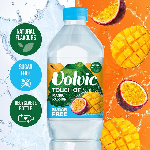 Volvic Touch of Fruit Sugar Free Mango Passion   1.5L GOODS M&S   