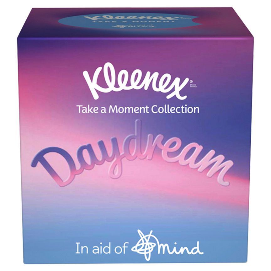 Kleenex ‘Take a Moment’ in aid of Mind Tissues Cube Box GOODS ASDA   