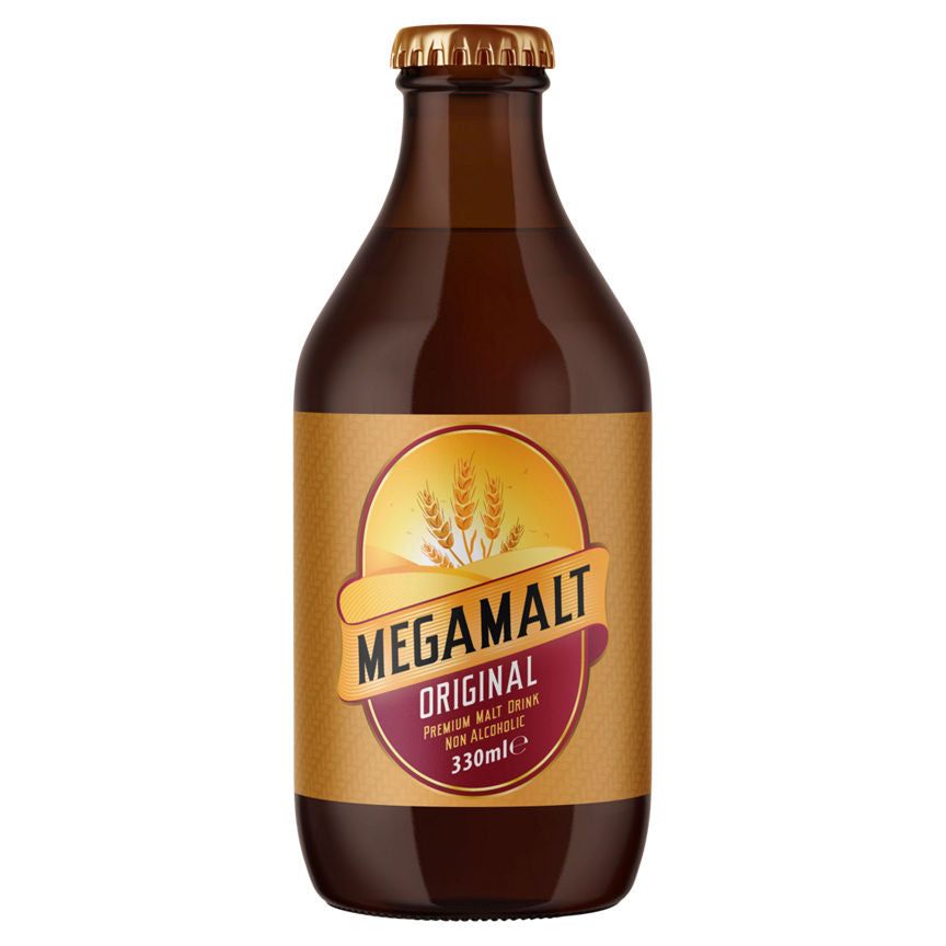 Megamalt Original Premium Malt Drink Non Alcoholic 330ml GOODS ASDA   