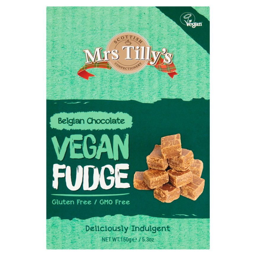 Mrs Tilly's Belgian Chocolate Vegan Fudge