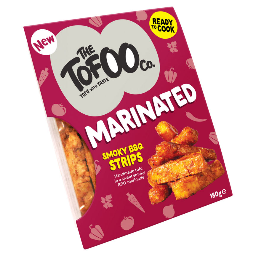 The Tofoo Co. Marinated Smoky BBQ Strips 180g GOODS ASDA   