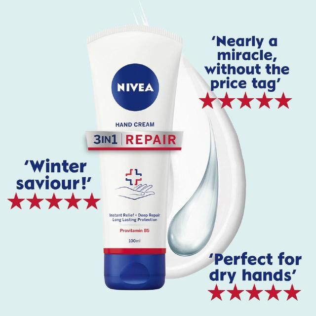 NIVEA 3 in 1 Repair Hand Cream    100ml GOODS M&S   