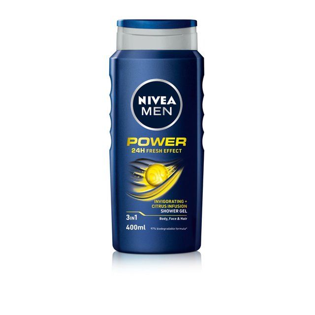 NIVEA MEN Power 3 in 1 Shower Gel   400ml