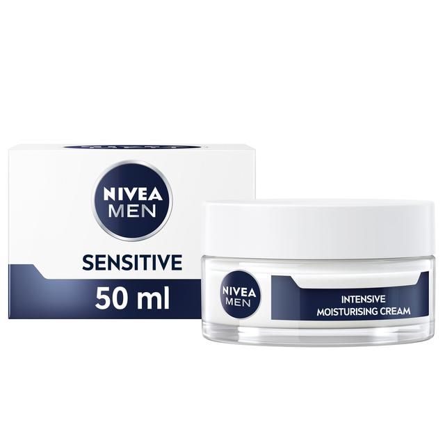 NIVEA MEN Sensitive Intensive Moisturiser Face Cream Gel   50ml GOODS M&S   