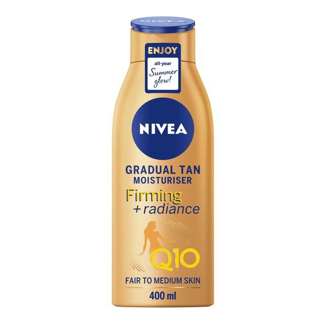 NIVEA Q10 Gradual Tan Firming Body Moisturiser Fair To Medium Skin   400ml GOODS M&S   