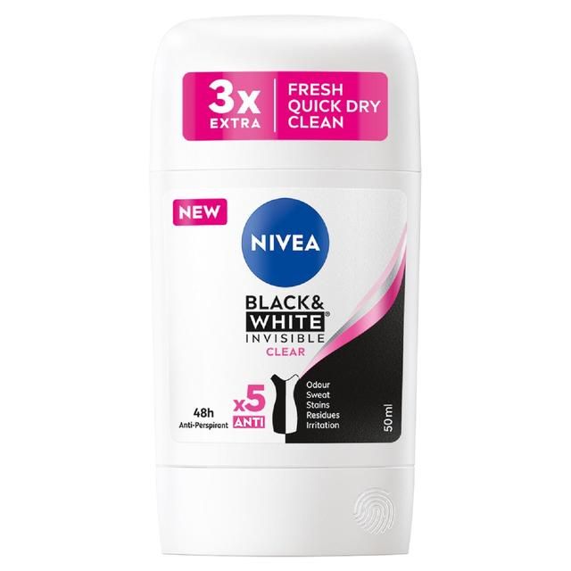 Nivea Deodorant Stick Black & White   40ml