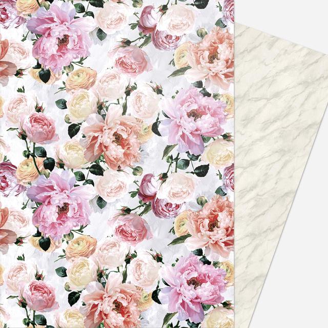 Tourangelle Peony Gift Wrap Sheets   2 per pack