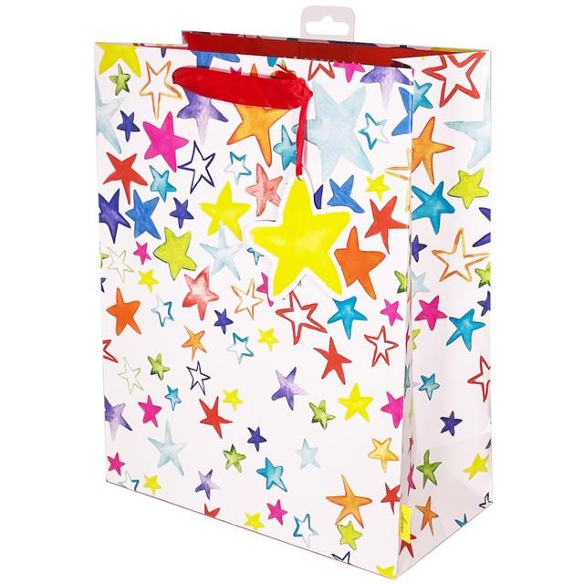 Painted Stars Large Gift Bag GOODS M&S   