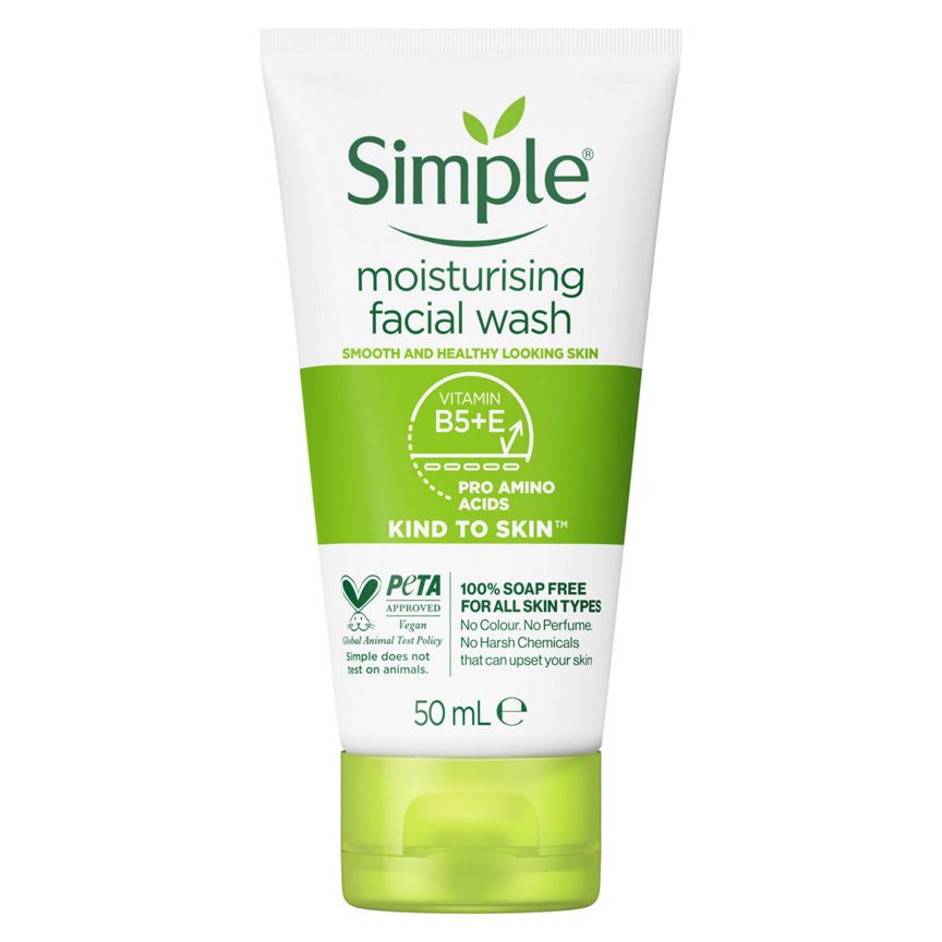 Simple Kind to Skin Facial Wash Moisturising GOODS ASDA   