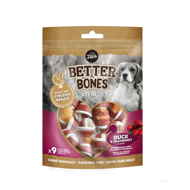 Zeus Better Bones Rawhide Alternative Duck & Cranberry Twist GOODS M&S   