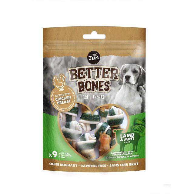 Zeus Better Bones Rawhide Alternative Lamb with Mint Twists