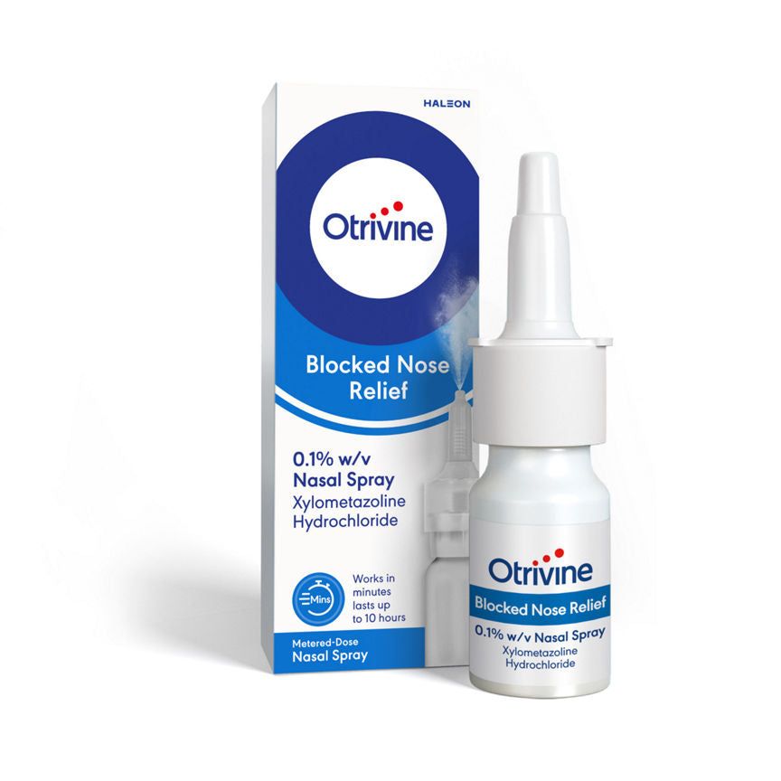 Otrivine Adult Metered Dose 0.1% Nasal Spray GOODS ASDA   