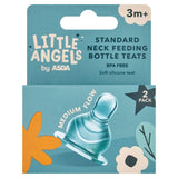 LITTLE ANGELS by ASDA Standard Neck Feeding Bottle Teats 3m+ GOODS ASDA   