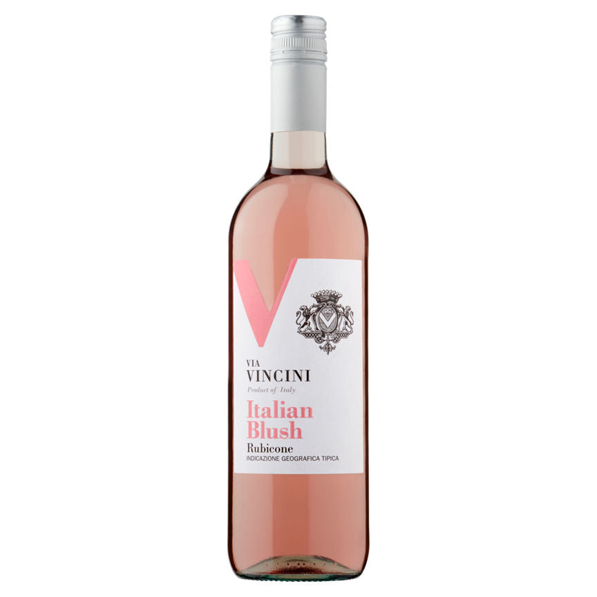 Via Vincini Italian Blush Rubicone 75cl GOODS ASDA   