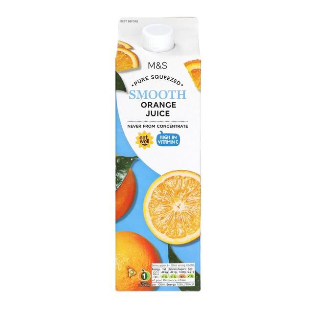 M&S Squeezed Smooth Orange Juice   1L