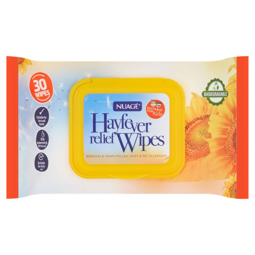 Nuage Hayfever Relief 30 Wipes GOODS ASDA   