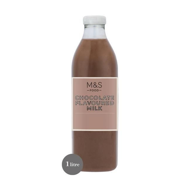 M&S Chocolate Flavoured Milk   1L GOODS M&S   