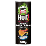 Pringles Hot Kickin Sour Cream Flavour 160g GOODS ASDA   