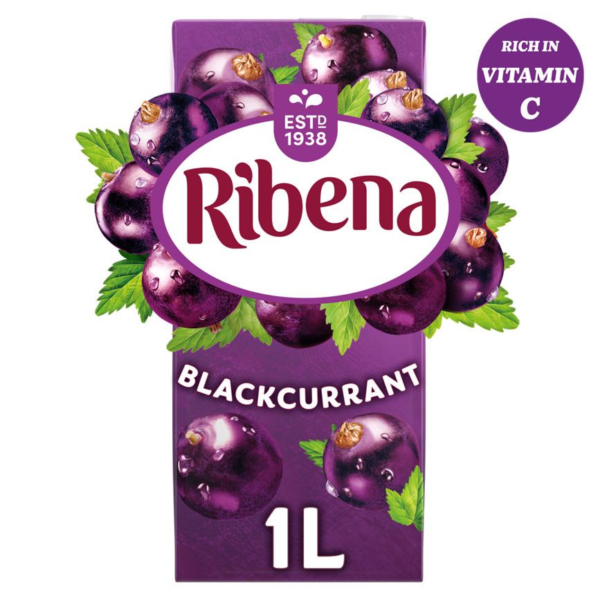 Ribena Blackcurrant Juice Carton