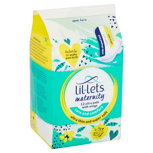 Lil-lets Maternity Ultra Pads   12 per pack GOODS M&S   