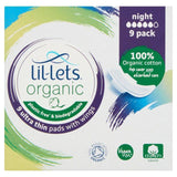 Lil-lets Organic Pads Night   9 per pack GOODS M&S   