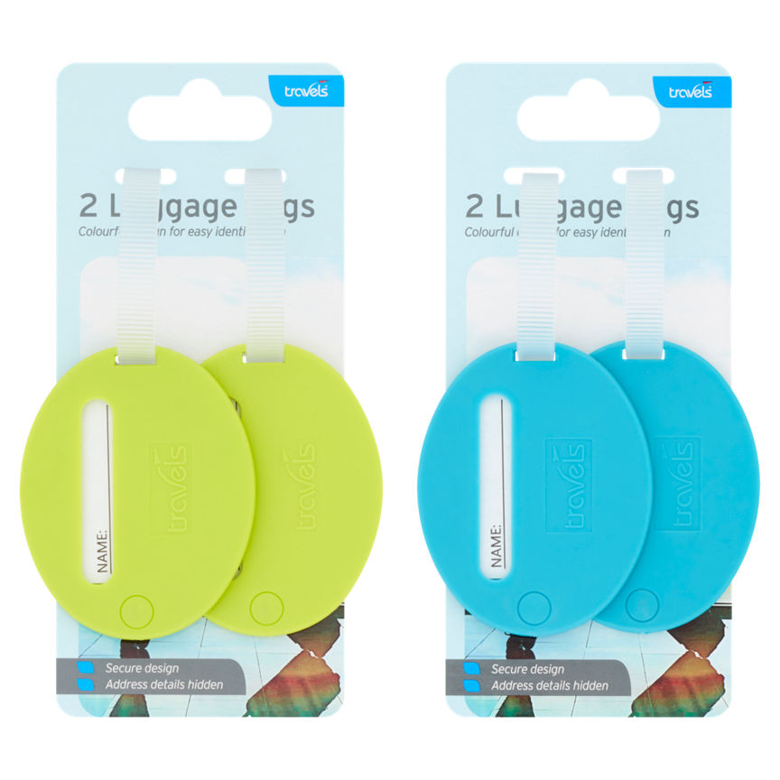 Travels 2 Luggage Tags