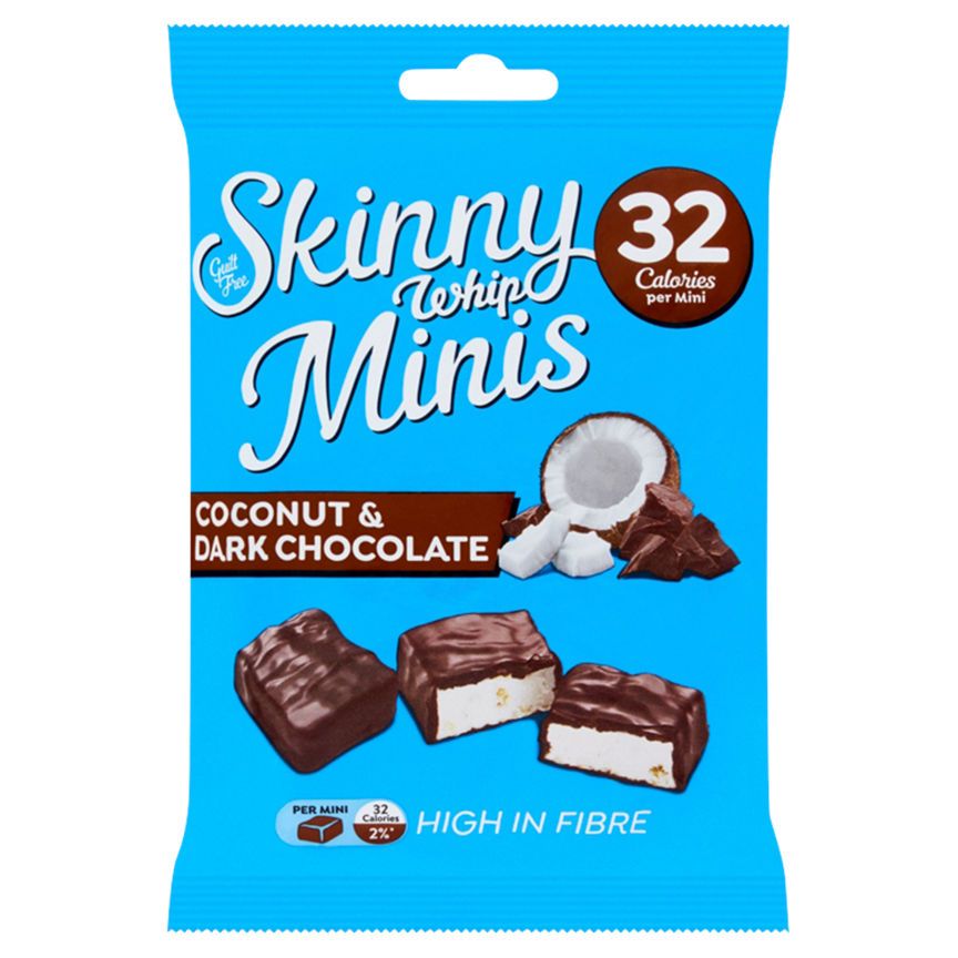 Skinny Whip Minis Coconut & Dark Chocolate