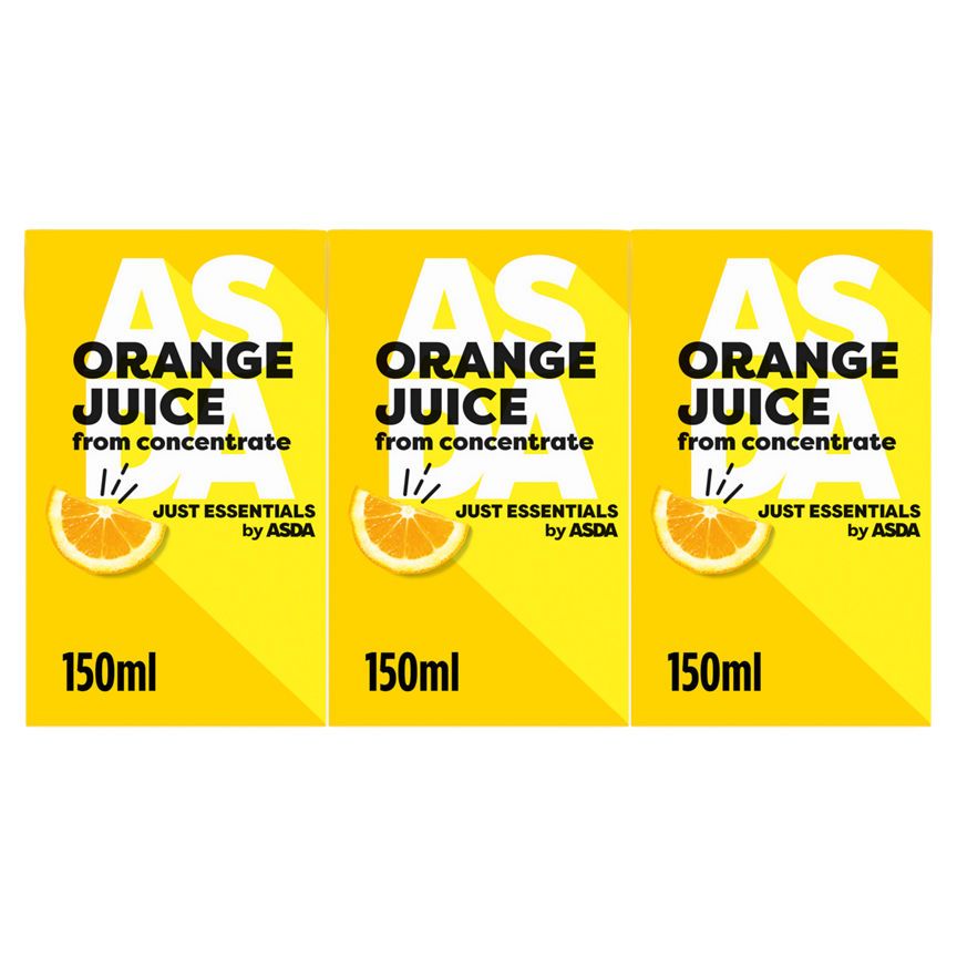 JUST ESSENTIALS by ASDA Orange Juice from Concentrate Cartons