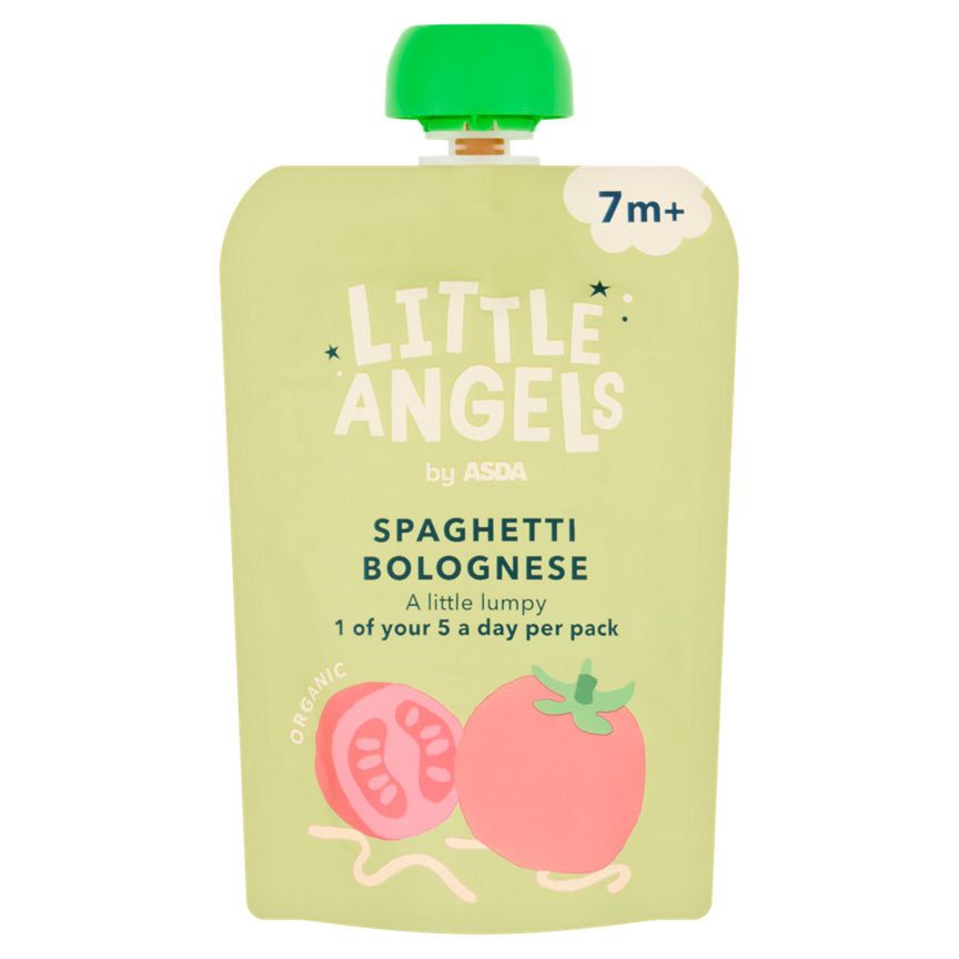 LITTLE ANGELS by ASDA Spaghetti Bolognese Baby Food 7+ Months