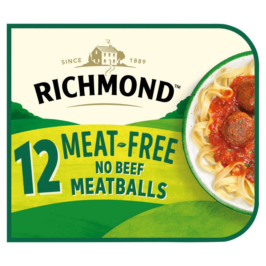 Richmond 12 Meat Free Vegan No Beef Meatballs GOODS ASDA   