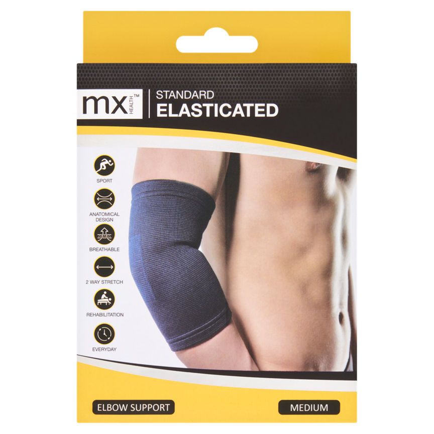 MX Health Standard Elasticated Medium Elbow Support