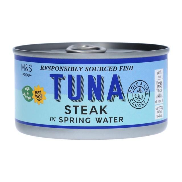 M&S Tuna Steak in Spring Water   200g