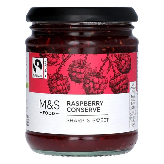 M&S Fairtrade Raspberry Conserve   340g