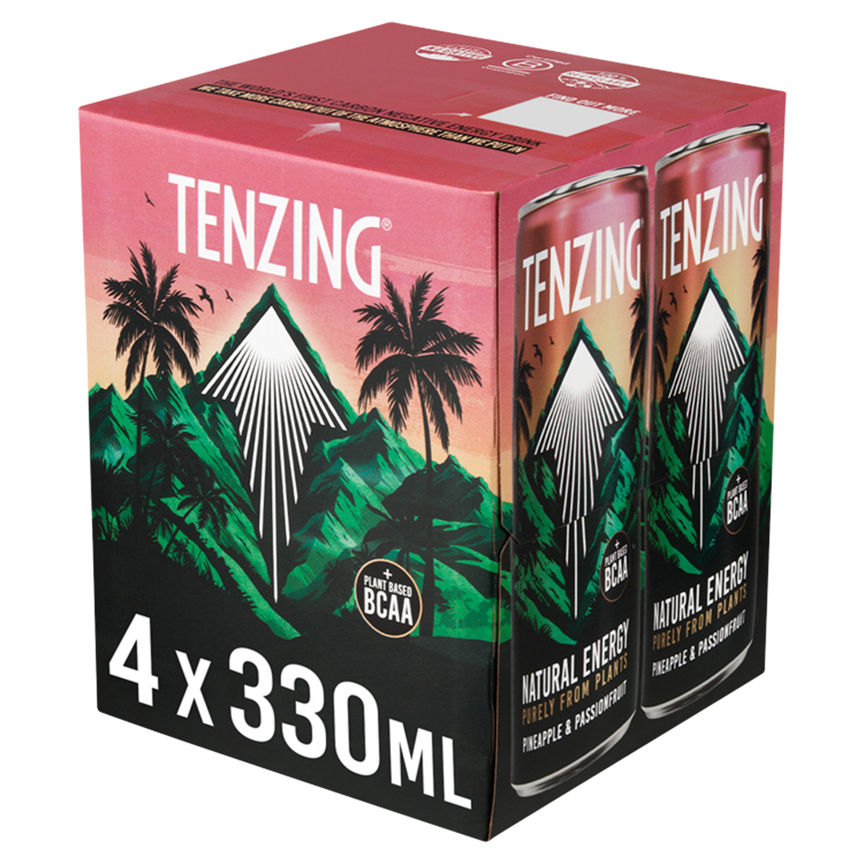 Tenzing Natural Energy + BCAA Pineapple & Passionfruit GOODS ASDA   